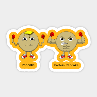 Buff Pancake Sticker